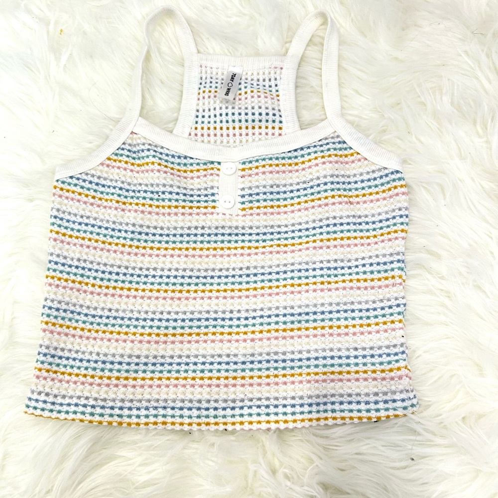 Women’s Size S Colorful Striped Tank Top